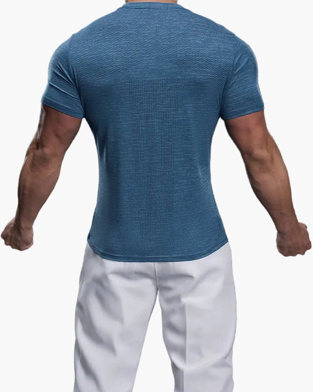 Herren Sport Performance T-Shirt Slim Fit – Atmungsaktiv & Schnelltrocknend für Fitness & Alltag