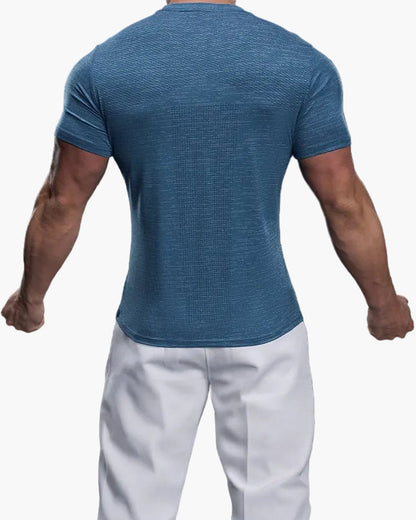 Herren Sport Performance T-Shirt Slim Fit – Atmungsaktiv & Schnelltrocknend für Fitness & Alltag