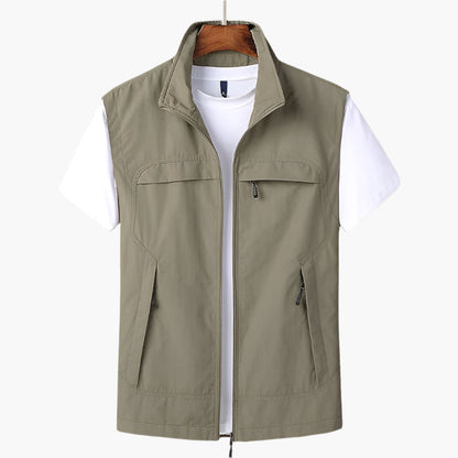 Herren Freizeitweste Modern – Vielseitige ärmellose Outdoor-Weste für Alltag und Freizeit