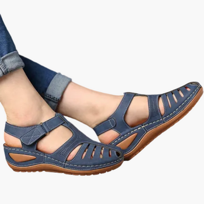 Damen Komfort-Orthopädische Sandalen im Römischen Stil für Alltag und Spaziergänge