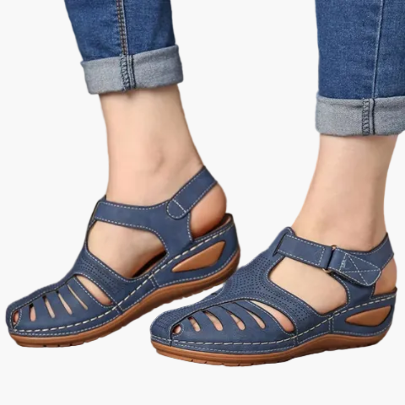 Damen Komfort-Orthopädische Sandalen im Römischen Stil für Alltag und Spaziergänge