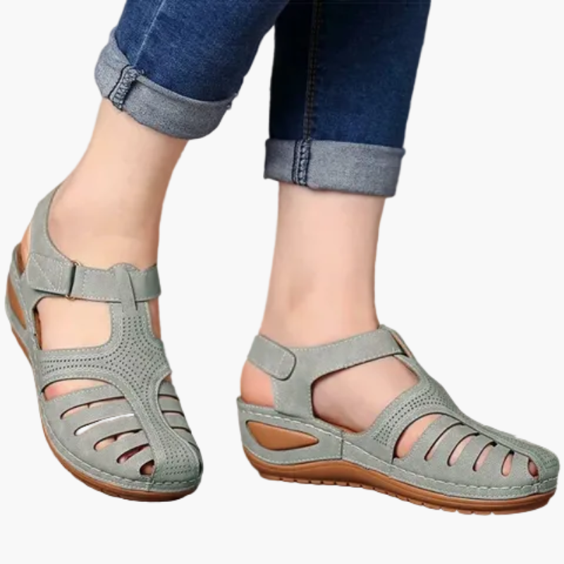 Damen Komfort-Orthopädische Sandalen im Römischen Stil für Alltag und Spaziergänge