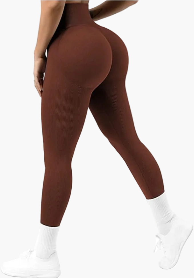 Damen Seamless Sportleggings High Waist Push-Up für Fitness & Alltag