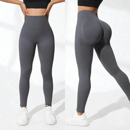 Damen Seamless Sportleggings High Waist Push-Up für Fitness & Alltag