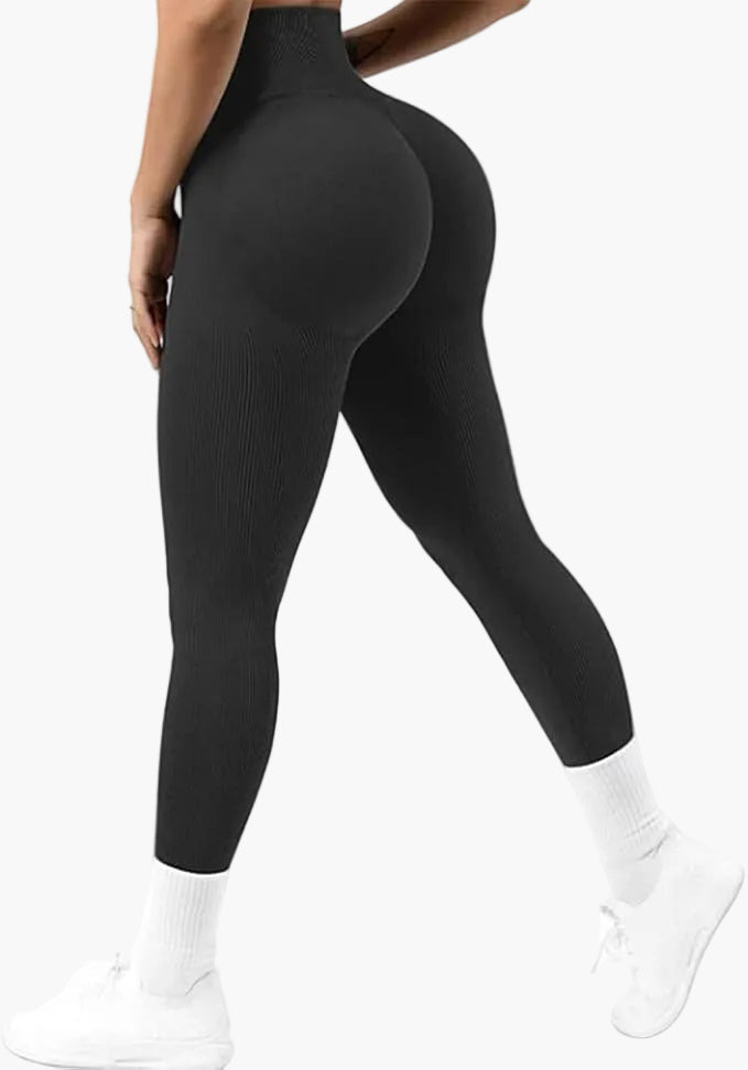 Damen Seamless Sportleggings High Waist Push-Up für Fitness & Alltag