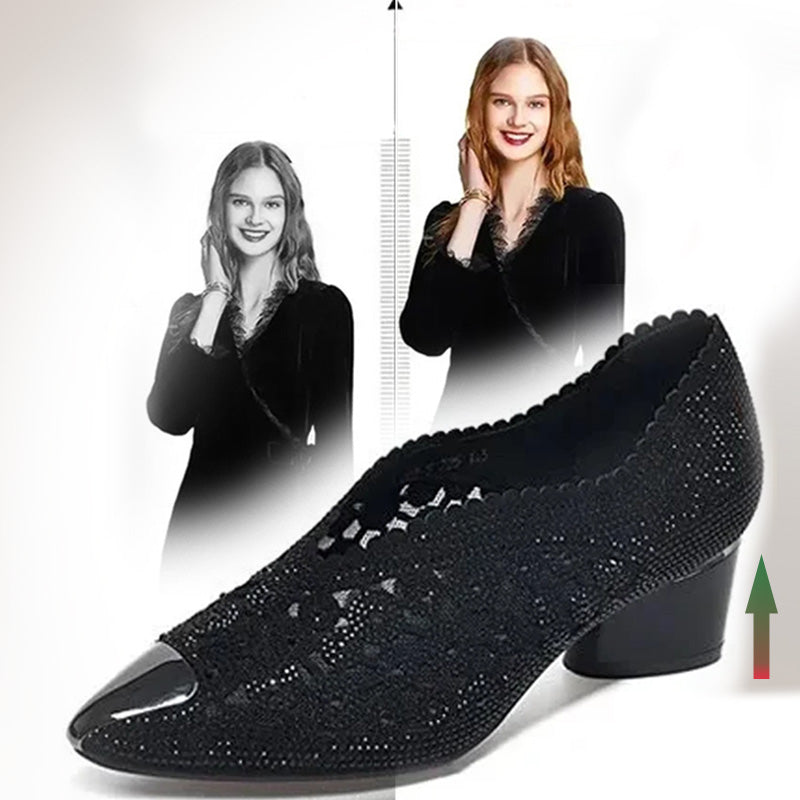 Damen Orthopädische Komfort Mesh-Sandalen mit Absatz – Eleganter Stil für Alltag & Events
