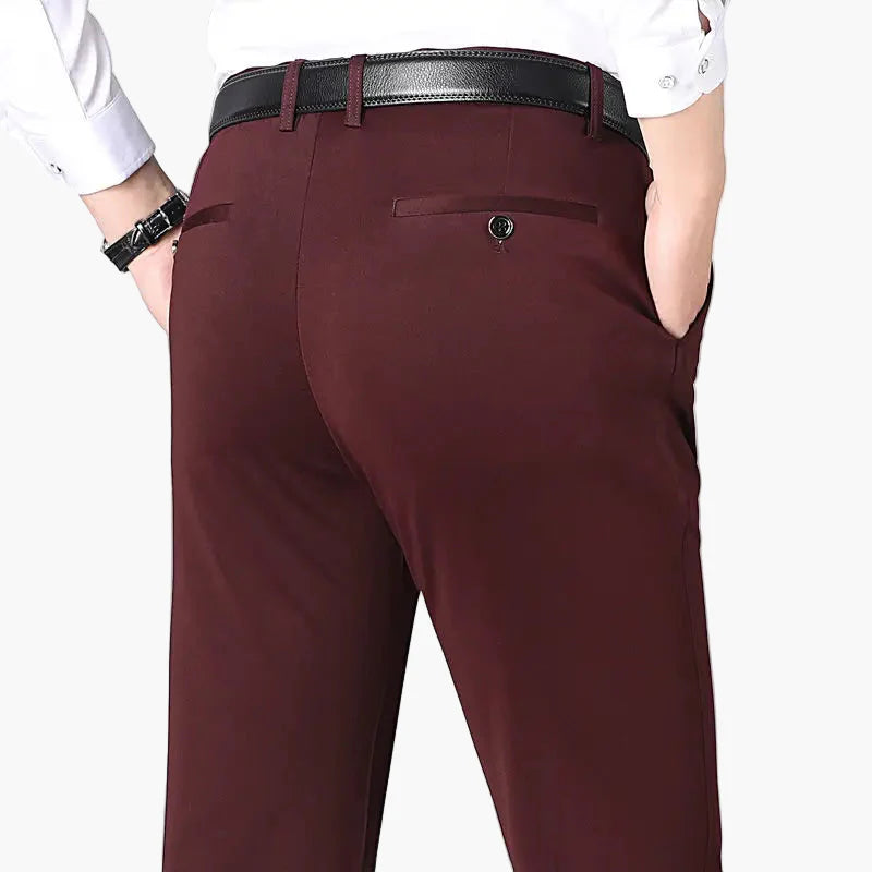 Herren Stretch-Businesshose – Bequeme Anzughose für Büro & Alltag, Modernes Design