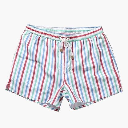 Herren Bade-Shorts mit Streifen – Klassische Schwimmshorts für Strand und Freizeit