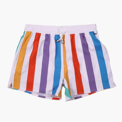 Herren Bade-Shorts mit Streifen – Klassische Schwimmshorts für Strand und Freizeit