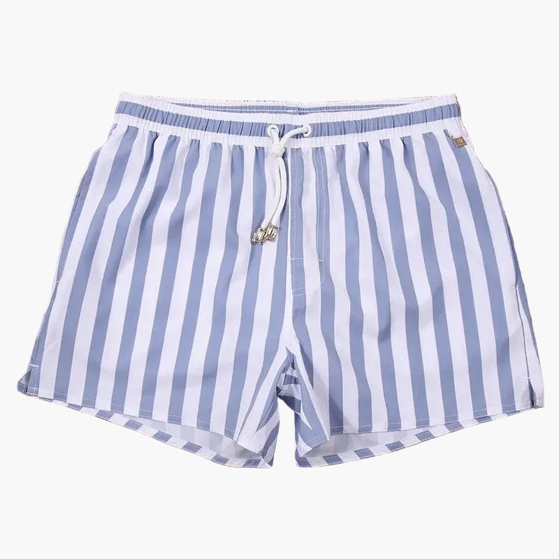 Herren Bade-Shorts mit Streifen – Klassische Schwimmshorts für Strand und Freizeit