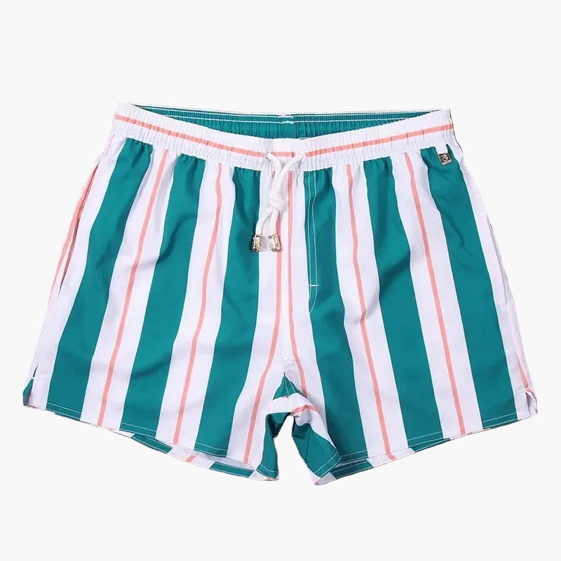 Herren Bade-Shorts mit Streifen – Klassische Schwimmshorts für Strand und Freizeit
