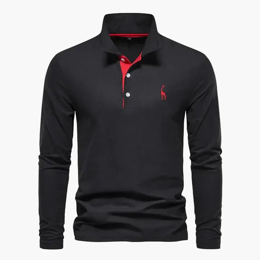Herren Langarm Poloshirt – Klassischer Stil für Freizeit und Business