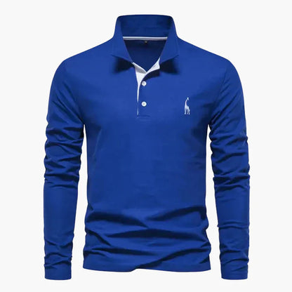 Herren Langarm Poloshirt – Klassischer Stil für Freizeit und Business