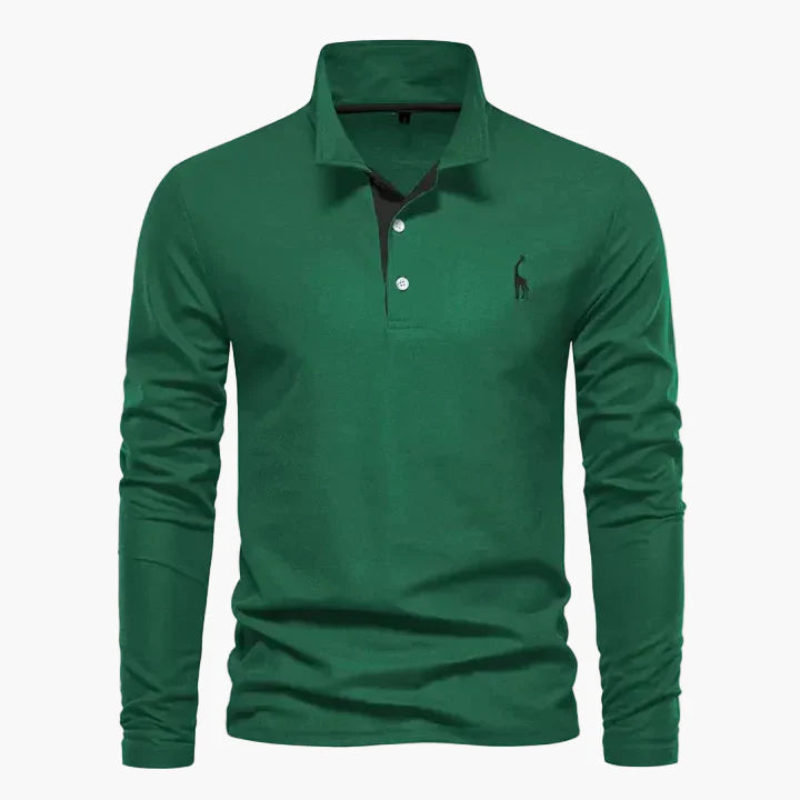 Herren Langarm Poloshirt – Klassischer Stil für Freizeit und Business