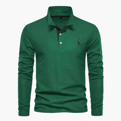 Herren Langarm Poloshirt – Klassischer Stil für Freizeit und Business