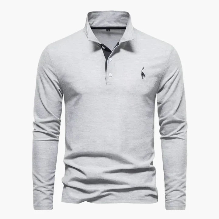 Herren Langarm Poloshirt – Klassischer Stil für Freizeit und Business
