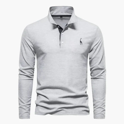 Herren Langarm Poloshirt – Klassischer Stil für Freizeit und Business