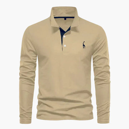 Herren Langarm Poloshirt – Klassischer Stil für Freizeit und Business