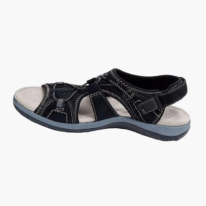 Damen Komfort-Sandalen für Alltag & Freizeit – Orthopädische Sommerschuhe mit verstellbaren Riemen