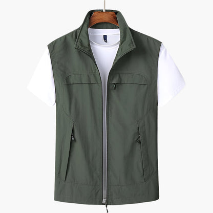 Herren Freizeitweste Modern – Vielseitige ärmellose Outdoor-Weste für Alltag und Freizeit
