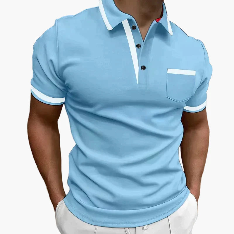 Herren Polohemd Modern Fit mit Kontrastdetails – Stilvolles Freizeit- und Alltagsoutfit