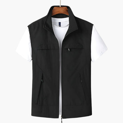 Herren Freizeitweste Modern – Vielseitige ärmellose Outdoor-Weste für Alltag und Freizeit