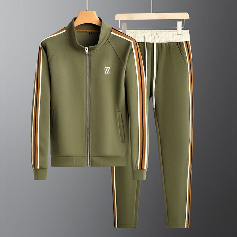 Herren Trainingsanzug Set – Sportlicher 2-teiler mit Zipper und Jogginghose – Freizeit & Fitness Outfit
