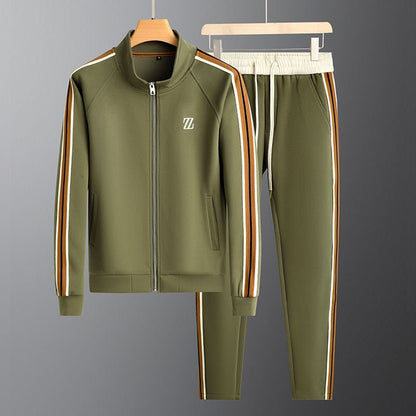Herren Trainingsanzug Set – Sportlicher 2-teiler mit Zipper und Jogginghose – Freizeit & Fitness Outfit